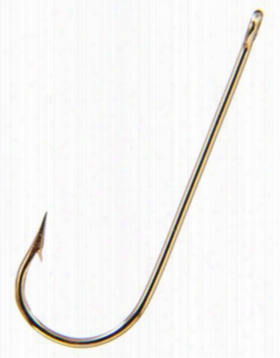 Mustad Aberdeen Hooks - Gold-  1/0 - 8 Pack