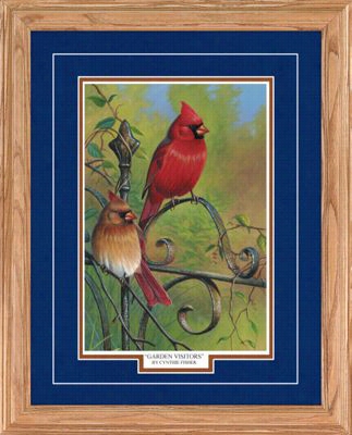 Northern Promotions Framed Art - Gardenvisitors By Cynthie Fsiher