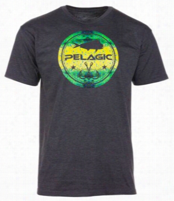 Pelagic Psycho Dorado T-shirt For Men - Heather Charcoal - L