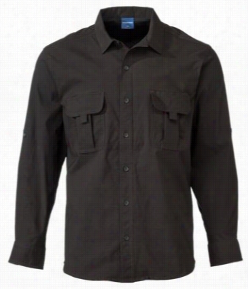 Propper Summerweight Tactical Long Sleeve  Shirt Fo Men - Black - 3xl