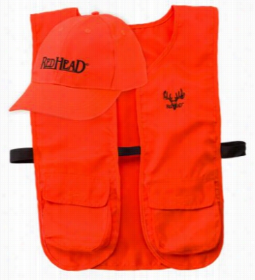 Redhead Blaze Cap And Vest Combo For Men