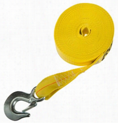 Rod Saver Heayv-duty Winch Strap - Yellow