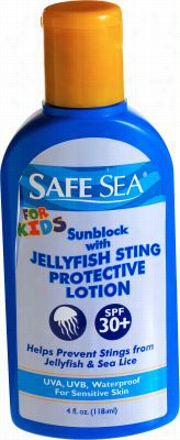 Safe Sea Sunblock With Jellyfish P Rotective Stiing Lotin For Kids