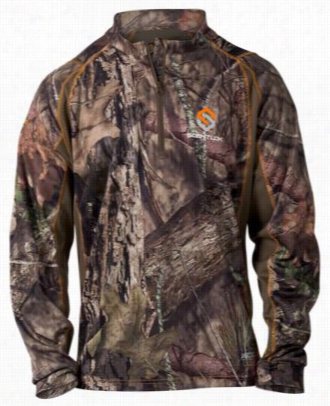 Svent-lok Baseslayers Attack 1/4-zip Shit For Men - Mossyoak Break-up Country - L