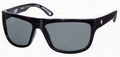 Spy Angler Polarized Sunglasses - Blac K/happy Grey Green