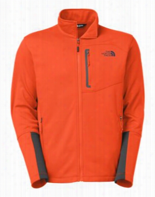 The North Face Canyonlands Full Zip Jadket For Men -  Papaya Orange - L