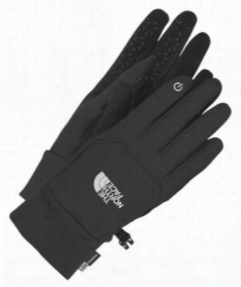 The North Face Etip Gloves For Ladies - Tn Black - L