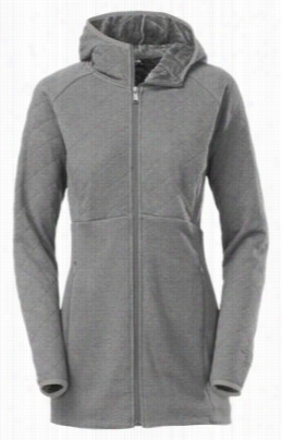 The Northerly Face Hooded Caroluna Jacket For Ladies - Heather Grey - L