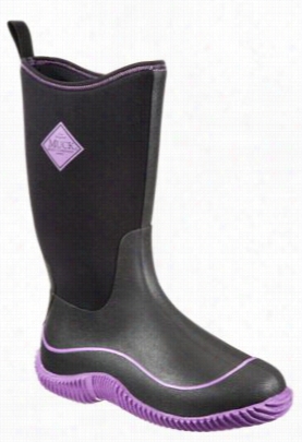 The Inventive Muck Boot Copmany Hale Mid 12' Waterproof Sport Boots For Ladies - Black/purple - Mean - 6