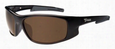 Tphoon Tropic Attack  Polarized Sunglasses - Shhiny Black/sunsett Brown