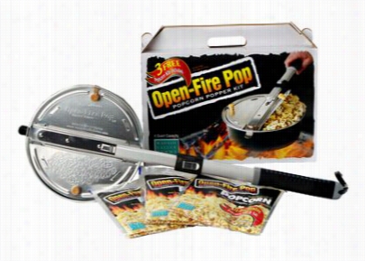 Wabash Valley Farms Open-fire Pop Popcorn Popper Kit