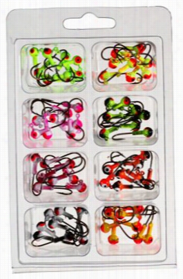 64-piece Two-tone Round Jighead Outfit - 1/8 Oz.