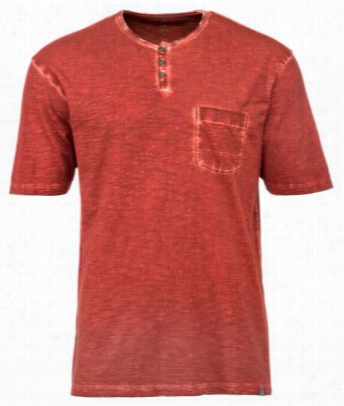 Ascend Pocket Henley For Men - Picante  -s