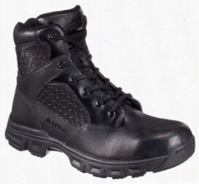 Bates Code 6 6' Sidezip Work Boots Or Men - Black -  10eee