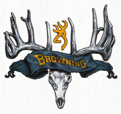 Browning Rogue Rqck Skull Decal