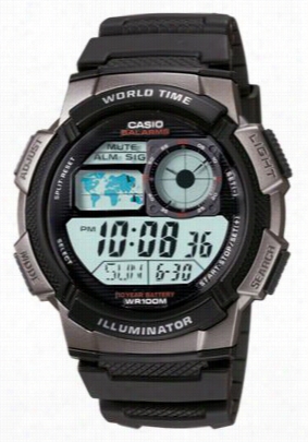 Casio Digital Sportsw Atcch Fof Men - Black