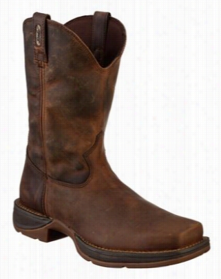 Durango Re6e Pull-on Western Boots For Men - Brown - 10 M