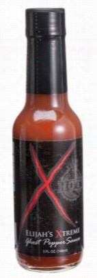 Elijah's Xteme Ghsot Pepper Hot Sauce - 5 Oz.