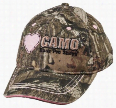 I Love Camo Huntting Cap For Girls - Mossy Oak Breka-up Infinity