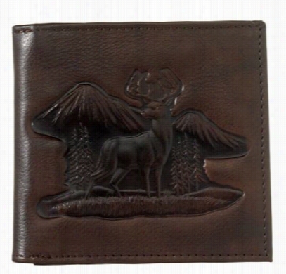 Montana Leather Hipster Wallet - Buck - Brown