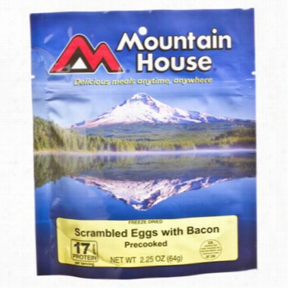 Mountain House Chill Dried Scrambled Eggs With Bacon Single Serve Breaakfast
