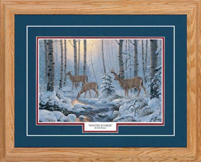 Northern Promootions Frame Art - Winter Sunrise By Derk Hansen