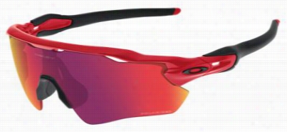 Oakley Radar Ev Path Polarized Sunnglass Es - Redlkne/oo  Red Iridium Mirror