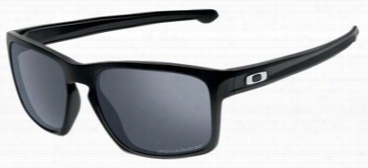 Oak Ley Sliver Polarized Sunglassses - Polished Black/black Iridium Midror