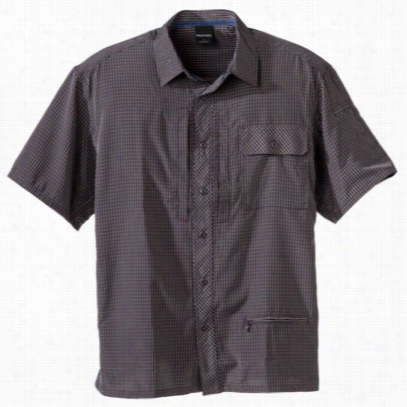 Propper Independent Ccw Tactical Shirt For Men - Short Sleeve - Charcoal Plaid - L