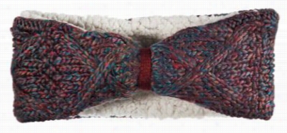 Quagga Box Stitch Beauty Knit Headband For Ladies - Pink
