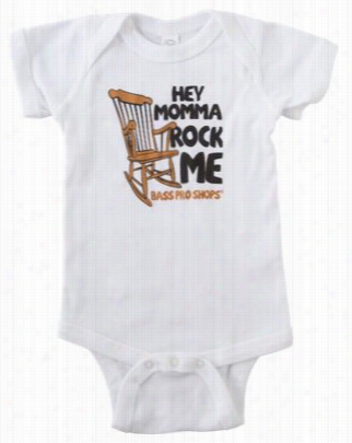 Rock Me Bodysuit For Babies - White - Newborn