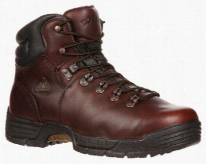 R Ocky Mobilite Waterproof Work Boots For Men - Brown  14 M