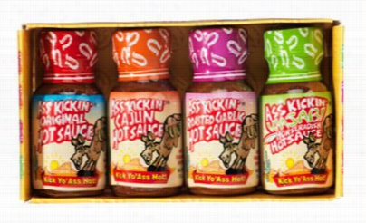 Southwest Specialty Foods Ass Kickin' Hot  Seasoning Mini  Bottle Gift Set