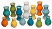 Kalalou 13-Piece Multi-Colored Ceramic Vase Set