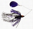 War Eagle Spinnerbaits - Night Baits - 1/2 oz. - Black/Purple
