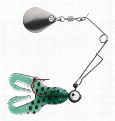 Uncle Buck's Panfishcreatures - Frog With Spider - 1" - Natural Fr Og