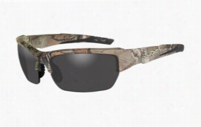 Wiley X Wx Valor Active Series Sunglasses - Realtree Xtra/gery