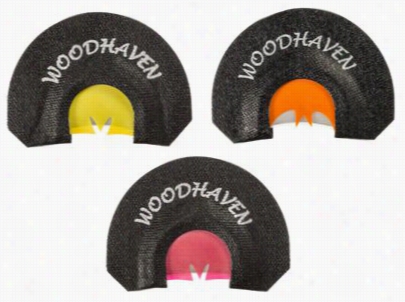 Woodhaven Custom Calls Black Death Diaphragm Turkey Acll 3-pack