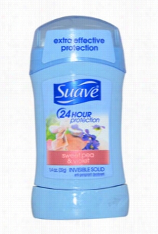 24 Hour Protection Sweet Pea &  Violet Inviible Solid Atj-perspirant Deodorant