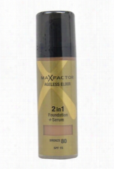 Ageless Elixir 2i1n Foundation + Esrum Spf 15 -  # 80 Bronze