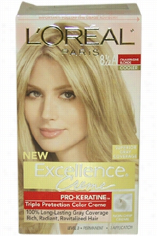 Excellence Creme Pro - Keratine # 8.5a Champagne Blonde - Cooler