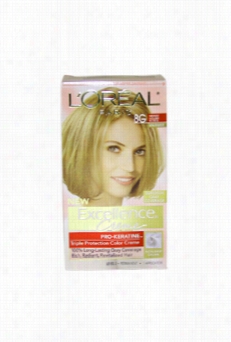 Excellence Creme Pro - Keratine #  8g Medium Golden Blonde - Warmer