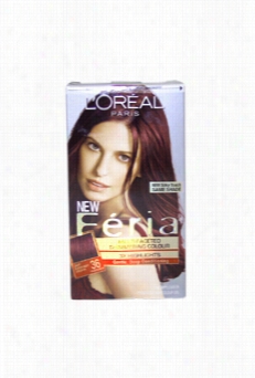 Feria Multi-faceted Shimmering Color 3x Highilghts#36  Deep Burgundy Brown-warmer