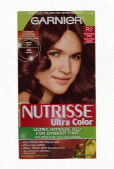 Garnier Nutrisse Nourrishing Permanent Haircolor, R2 Medium Intense Auburn