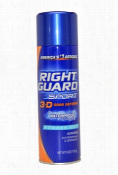 Sport 3-d Odor Defense Antiperspirant & Deodorant Aeroso Spray,pow Der  Dry