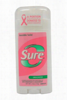 Sure Invisible Solid Anti-perspirant & Deodorant, Unscented