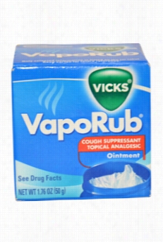 Vaporub Cough Suppressant Topical Analgesic Ointment