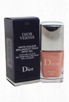 Dior Vernis Couture Colour Gel Shine And Lon Gwear Nail Lacquer - # 268 Ruban