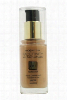 Facefinity All Day Flawles S In 1 Foundation Sspf20  # 80 Bronze