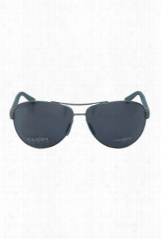 Gucci Gg 2246/s 4vqtd -semi Matte Dzrk Ruthenium Polarized